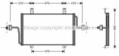 AVA QUALITY COOLING rt5279 -  Конденсатор, кондиционер